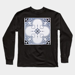 Traditional Portuguese glazed tiles Long Sleeve T-Shirt